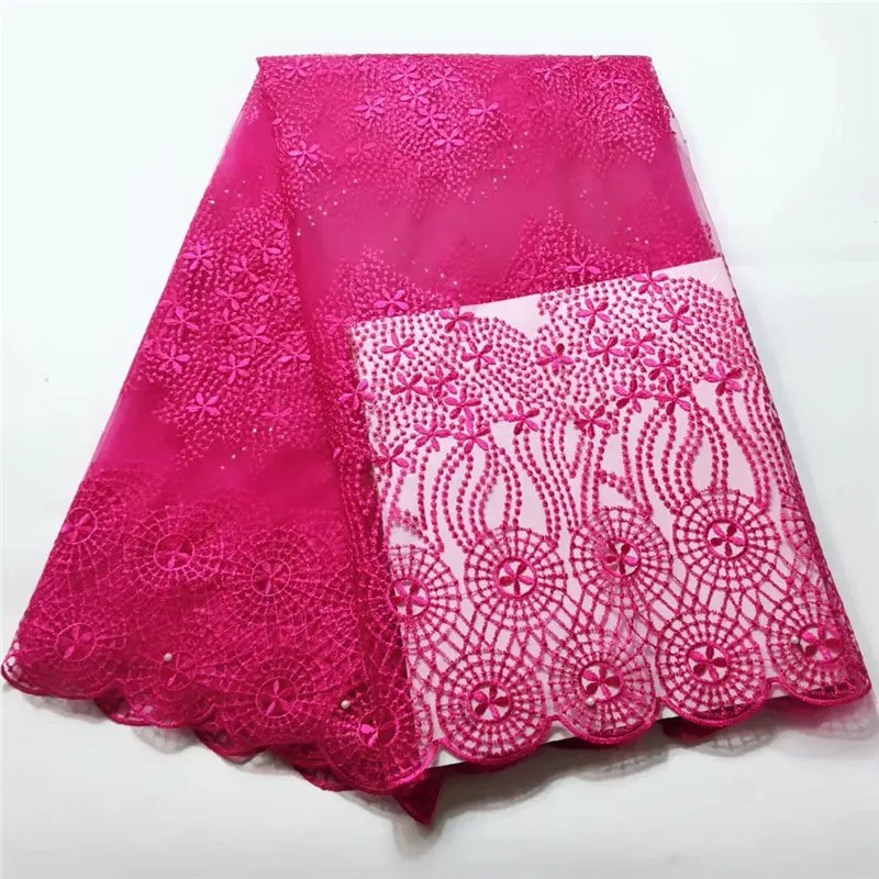 

Latest swiss voile lace High quality African lace fabric embroidery french net lace TL1060
