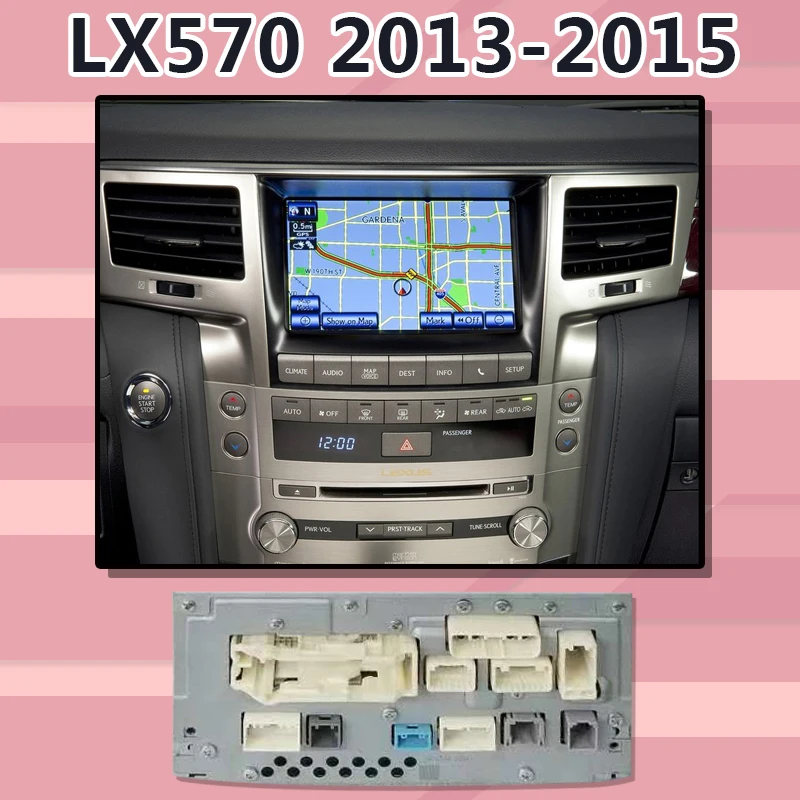 Интерфейсная коробка для Android / carplay 2013 2015 Lexus LX570 LX интерфейсная с GVIF mirror link youtube