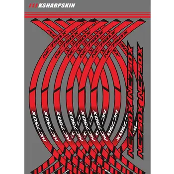 

Motorcycle Wheel Rim Decals Wheel Reflective Stickers Stripes For Honda NC750X