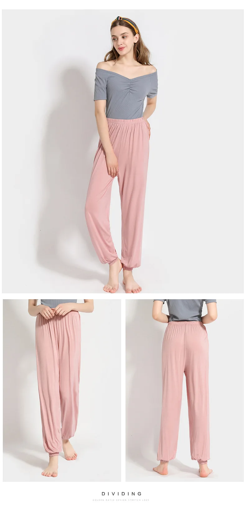 Corgi pajama pants, летние новые стильные женские повседневные штаны со льдом, Модальные дикие шаровары, Женская домашняя одежда, брюки