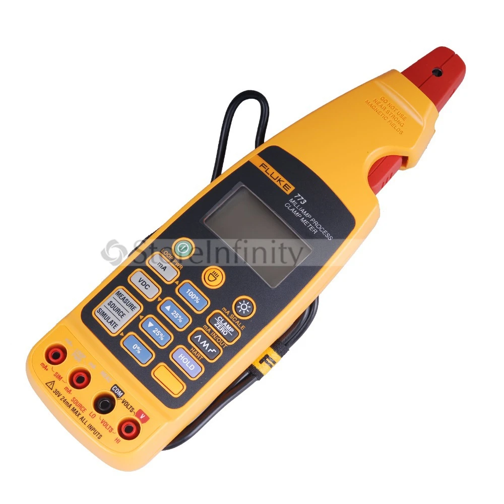 Fluke 773 Milliamp Process Clamp Meter Dmm Volt Test Multimeter