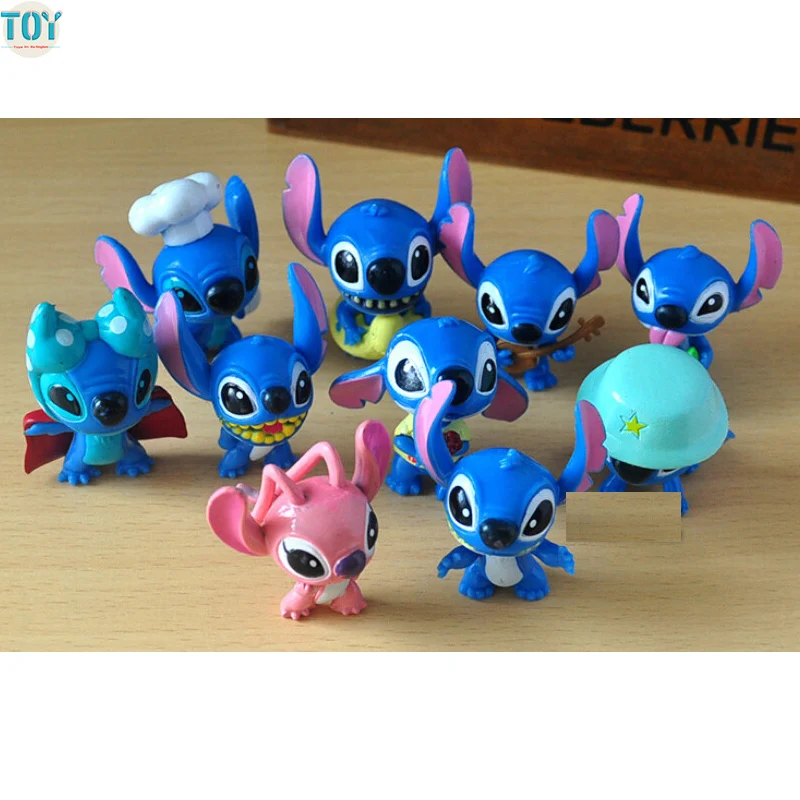 Buy New 10 PCS Pop Lilo Stitch Mini Action Figure