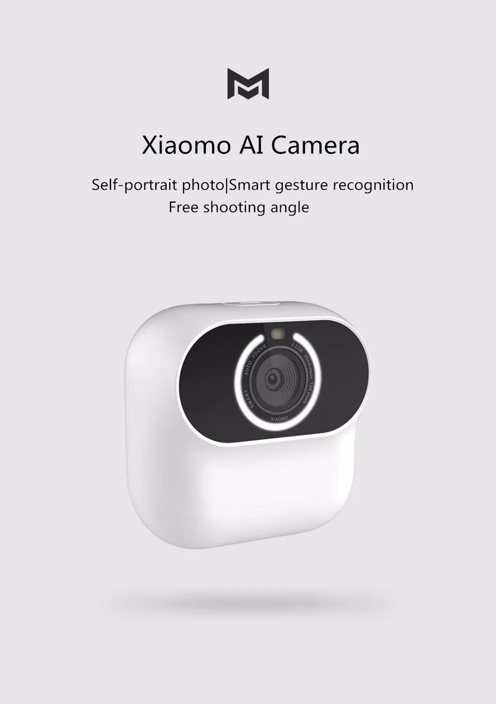 Xiaomi Xiaomo AI камера мини камера 13MP CG010 автопортреты Интеллектуальное распознавание жестов съемка угол Cam Smart APP