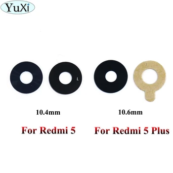 

YuXi For Xiaomi Redmi 5/ Redmi 5 Plus Camera Glass Lens Back Rear Camera Glass Lens with Glue Replacement Repair Spare Parts