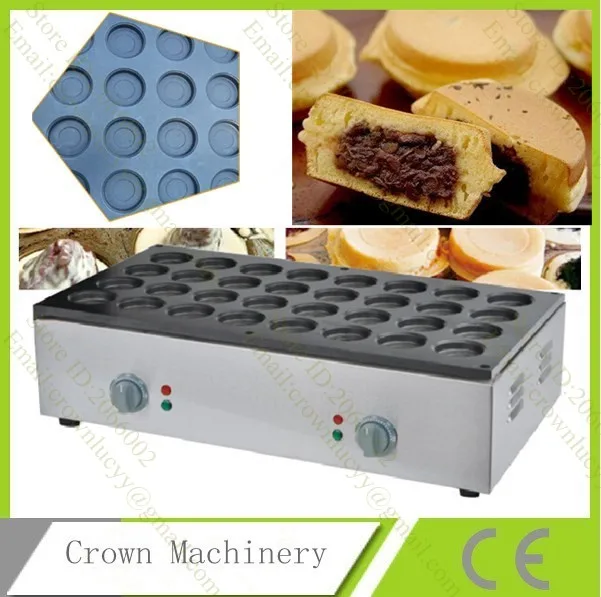 Electric Nonstick 32 Hole Red Bean Cake Making Machine; Wheel Cake
