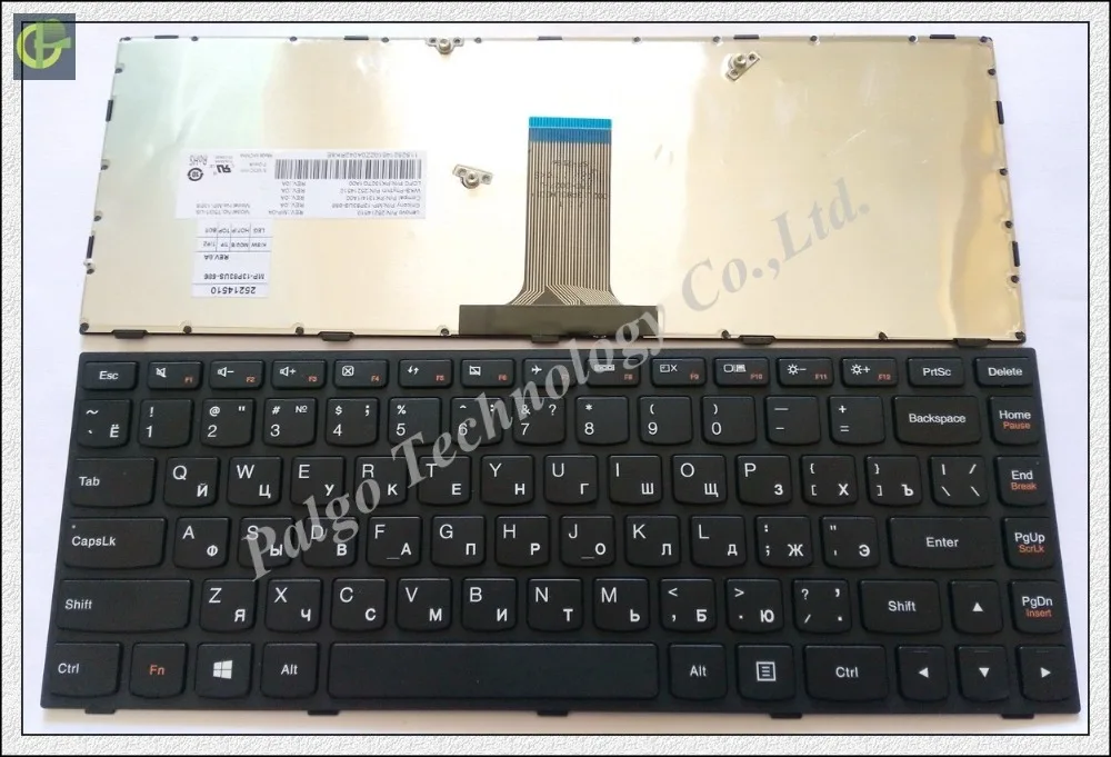 

Russian RU Keyboard for Lenovo FLEX2 Flex 2 14 Flex 2 14D Black laptop keyboard