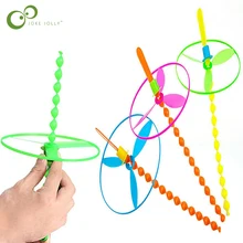 2 шт./лот DIY красочный классический Для детей игрушки Длинные бамбук Фрисби& стрелки на открытом воздухе игрушка S40