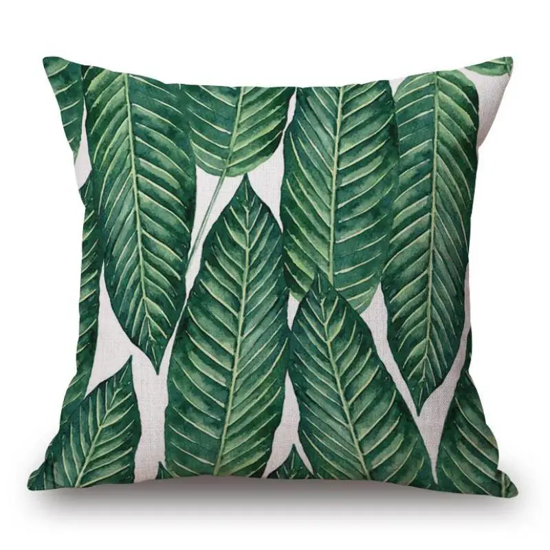 Wholesale 100% New Pillowcase Green Leaf Pillow Case For Study Office Chair Lumbar Pillow Case Green Wholesale 100% New Pillowcase Green Leaf Pillow Case For Study Office Chair Lumbar Pillow Case Green