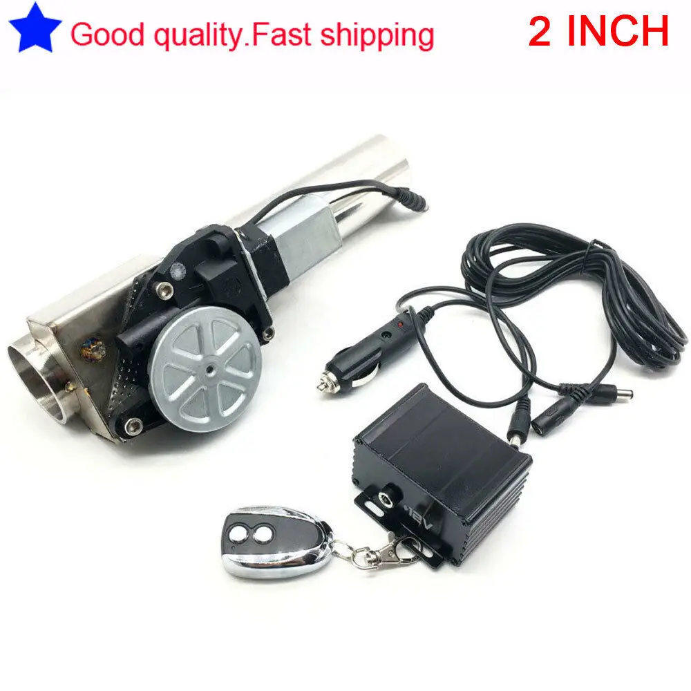 

2.0" Type Electric Exhaust Catback Downpipe E-Cutout Valve System Remote Kit