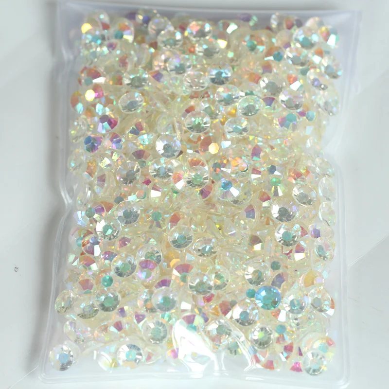 Стразы прозрачные без горячей фиксации 2 мм 2000 шт. B0795|crystal ab rhinestones|ab rhinestonescrystal |