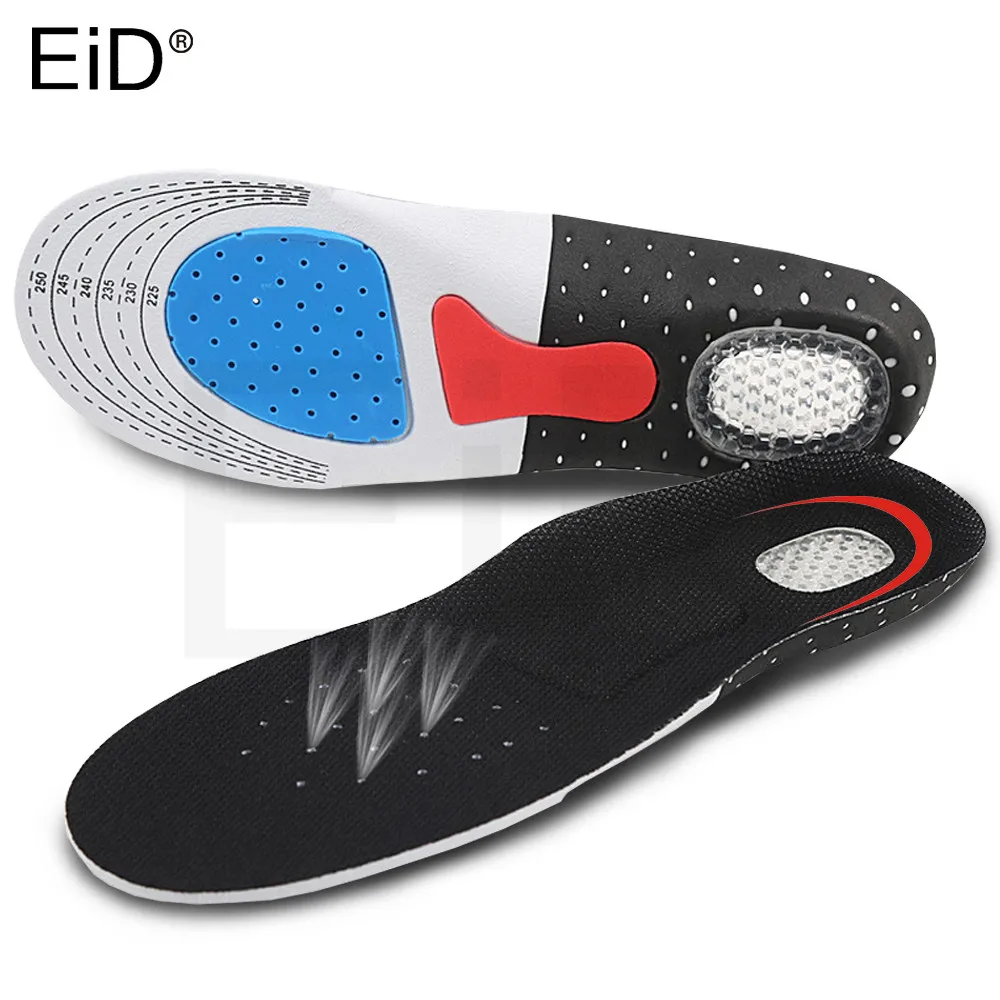 

Silicone Gel Insoles Foot Care Orthopedic Insoles Shoe Pads Plantar Fasciitis Heel Running Sport Insoles For Hiking Camping Men