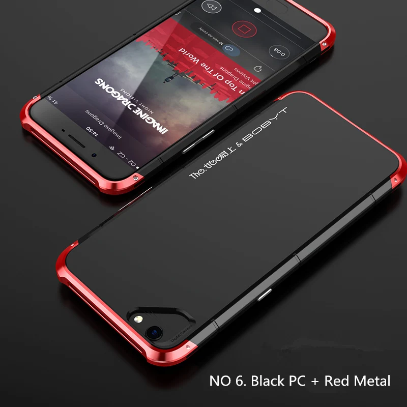NO 6. Black PC + Red Metal