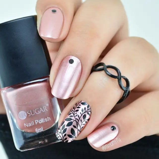 Ur Sugar Mirror Effect Nail Polish Metallic Rose Gold Pink Shiny Ur Sugar Mirror Effect Nail Polish Metallic Rose Gold Pink Shiny Metal Color Varnish