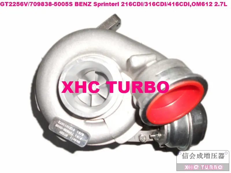 

NEW GT2256V/709838-5005S Turbo turbocharger for Mercedes-BENZ SprinterI 216CDI/316CDI/416CDI OM612 2.7L 156HP 2000-2006