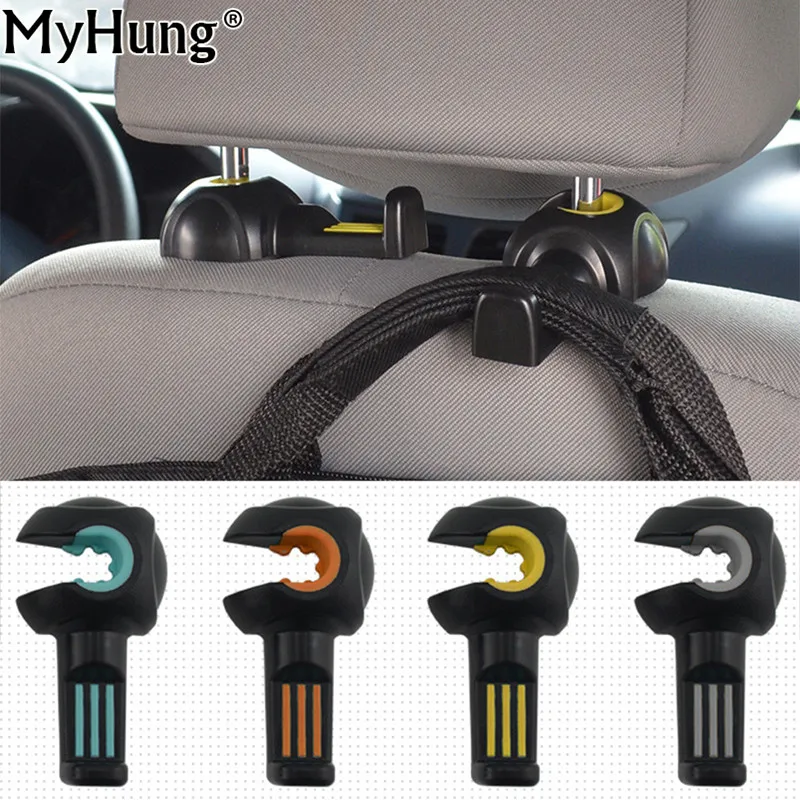 2Pcs Car Seat Back Poth Hook Car Styling Per Ford Focus Per Toyota Corolla Yaris Per Vw Golf 6 Golf 7 Touran Accessori Auto
