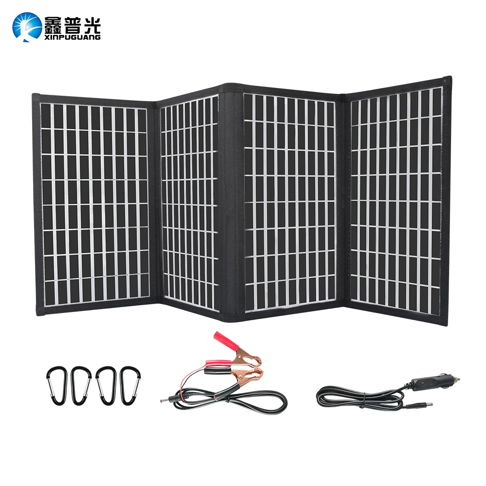 Xinpuguang Гибкая 20 Вт солнечная панель комплект складной зарядное устройство 18 в chargeur solaire DC USB для Зарядка для телефона планшета дома для прогулок и походов