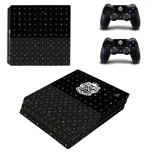 Kingdom Hearts PS4 про кожу Стикеры наклейка для Игровые приставки 4 консоли и 2 контроллеры PS4 про кожу Стикеры винил - Цвет: YSP4P-3006