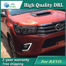Free shipping ! 12V 6000k LED DRL Daytime running light case for Toyota Hilux Revo VIGO Fog lamp frame Fog light Car styling Free shipping ! 12V 6000k LED DRL Daytime running light case for Toyota Hilux Revo VIGO Fog lamp frame Fog light Car styling