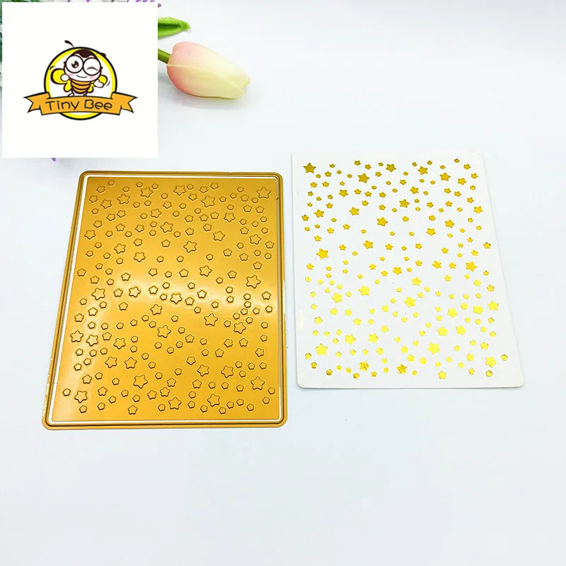 

Babysbreath Stars HOT FOIL PLATE Metal Cutting Die Scrapbooking Card Making Album Craft Dies Embossing Die Cut Paper Template