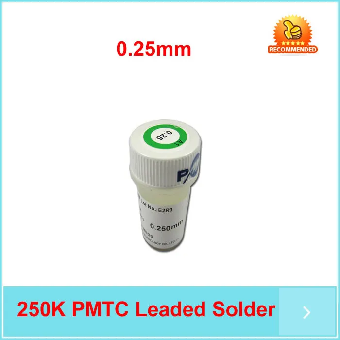 250K PMTC Leaded Solder Ball 0.25mm For BGA Soldering Reballing