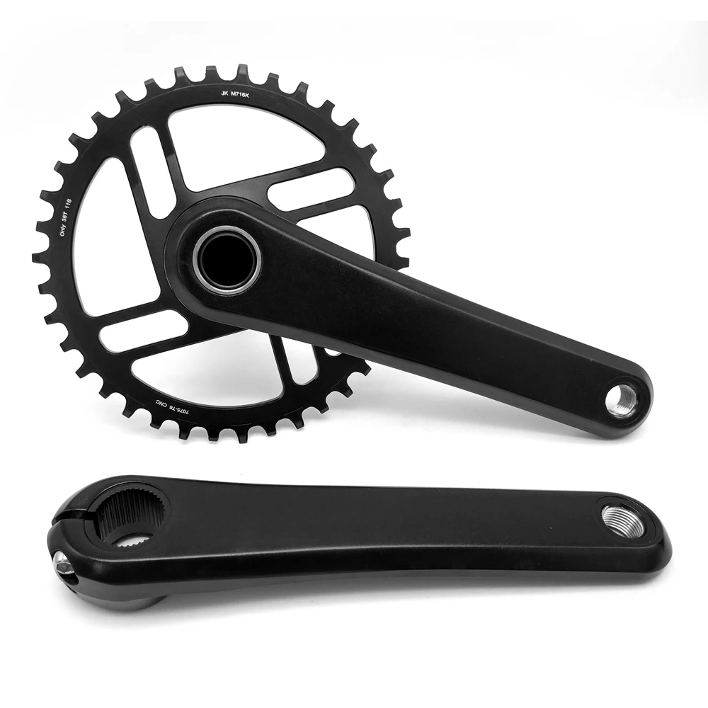 170mm Aluminum Hollowtech Bicycle Crankset Bracket Bottom Narrow Wide Chain Wheel for cranks Gear|bicycle crankset|narrow widecrank set AliExpress