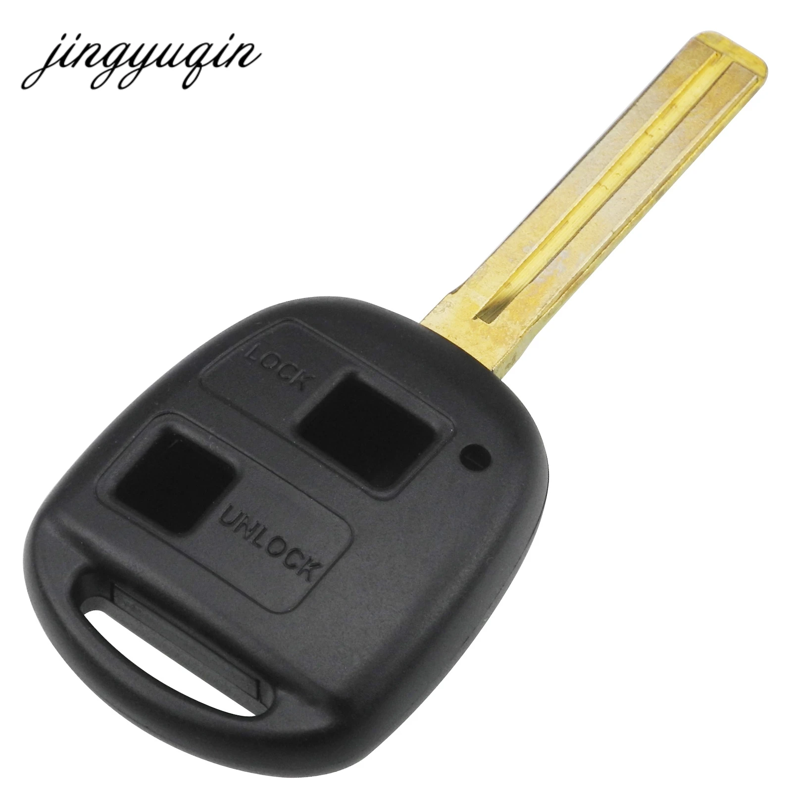 JINGYUQIN 10PCS/LOT 2/3 BUTTONS REMOTE CAR KEY SHELL FOB FOR LEXUS RX300 ES300 KEY CASE REPLACEMENT