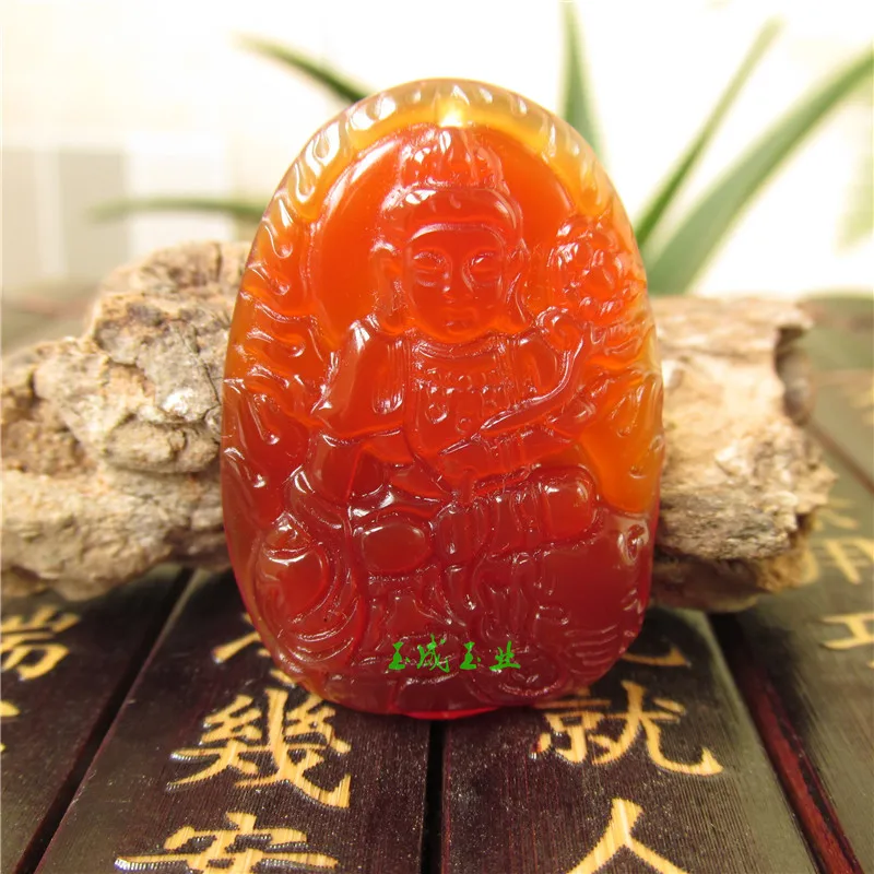 Natural Red Agate Jade Dragon Pendant Jade Pendant Male And Female