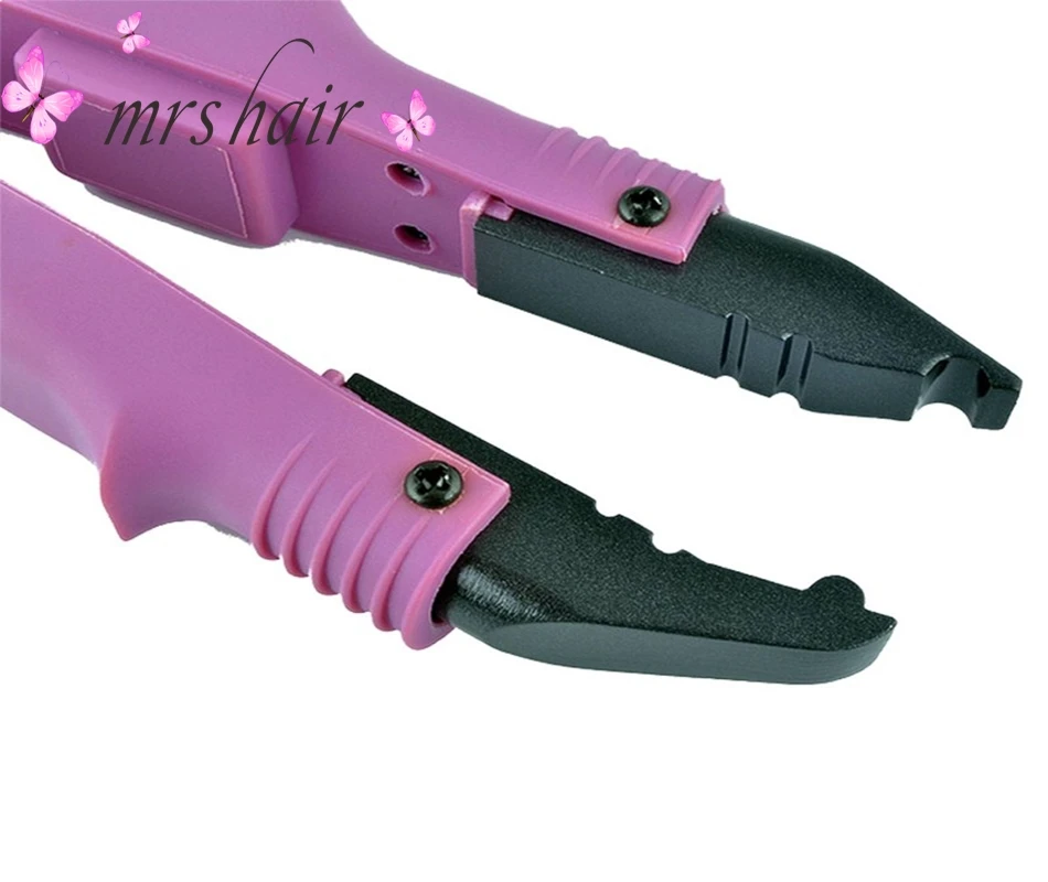 L-611 black Fusion Loof Nail Flat Hair Extension Iron Connector Control temperature Prefessional Hairdressing Styler Equipment