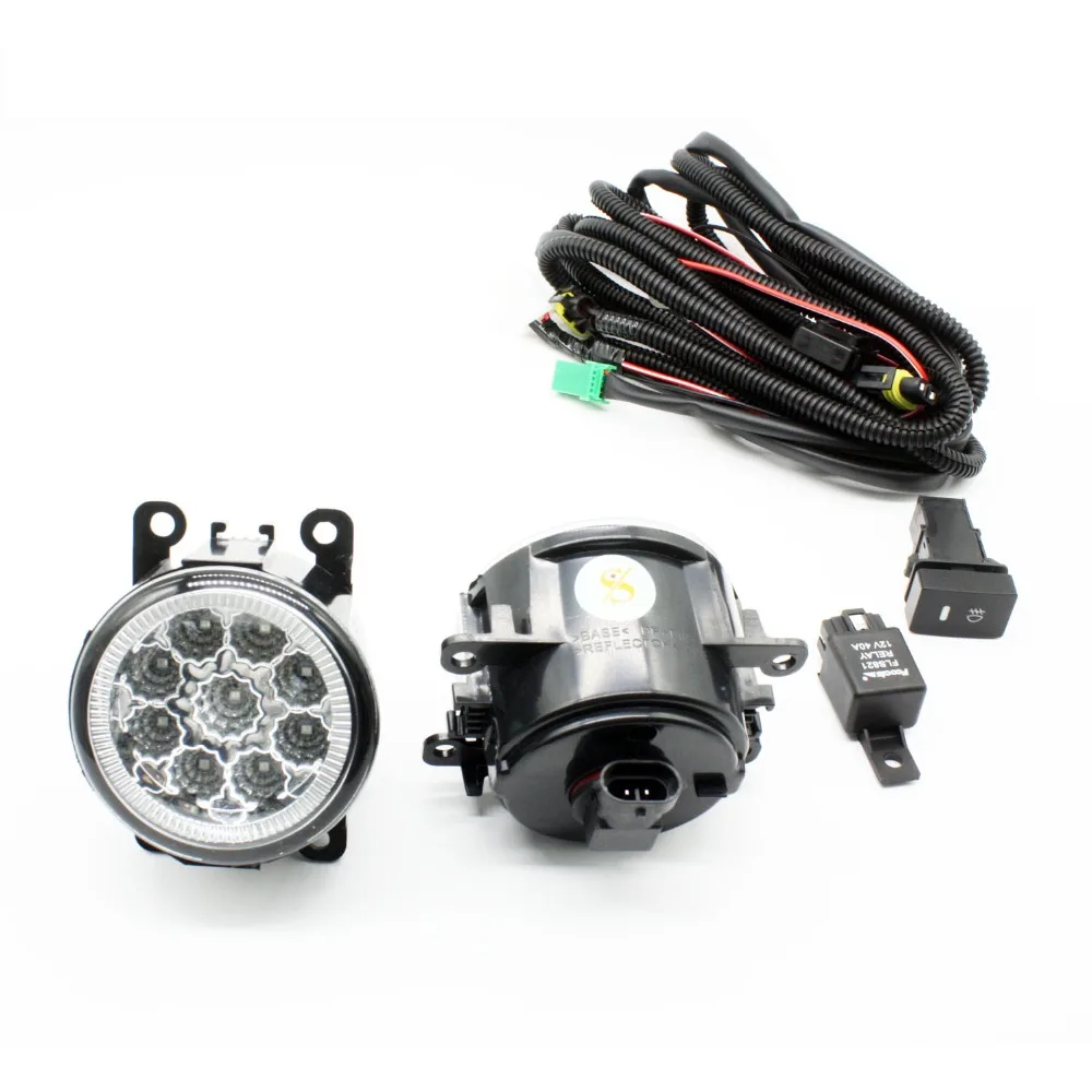 

H11 Wiring Harness Sockets Wire Connector Switch + 2 Fog Lights DRL Front Bumper LED Lamp Blue For OPEL ASTRA H GTC 2005-2015