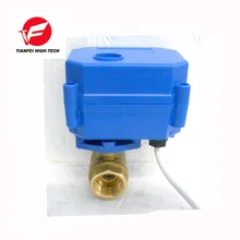 TF DC3.6-6В, DC12V DN8, DN10, DN15, DN20 CR01 CR02 CWX-15Q 1.5nm 3 s Латунный разъем BSP уменьшенное отверстие женский-женский Электрический шаровой кран