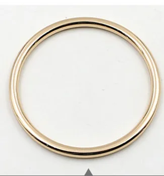 gold XUNZHE 10 шт./лот, металлические пряжки, Кольцевое соединение, сплав, обувь, сумки, пряжки для ремня, сделай сам, фурнитура 2,0 см/25 мм/30 мм/4 мм/5 см - Цвет: gold