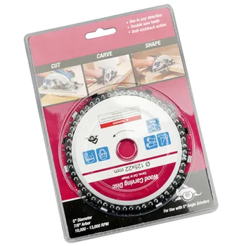 

Grinding Chain Plate Woodworking Chain Plate Wood Carving Disc For 125mm Angle Grinder 14 Tooth Angle Grinder Power Tool