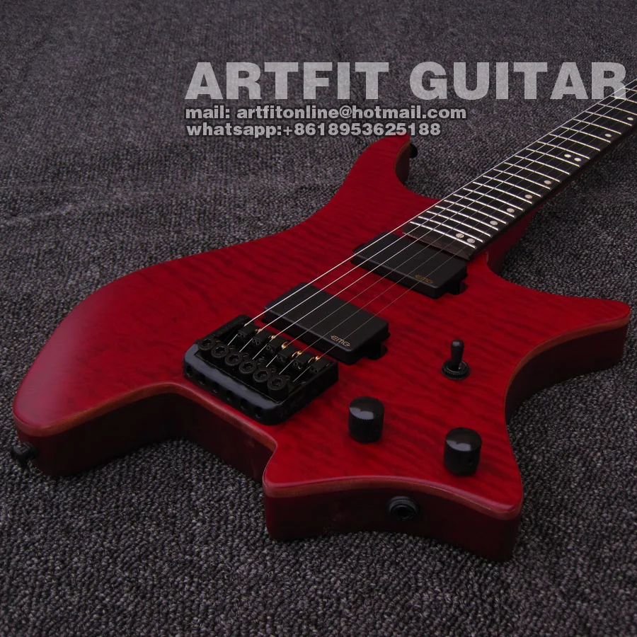 ARTFIT STRANDBERG headless RED ELECTRIC GUITAR 7 