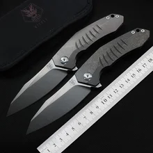 Viteli TOP1 складной нож высокого качества S35VN лезвие TC4 ручка подшипника Флиппер наружная охота охотничьи EDC складные для выживания нож тактические ножи охотничий нож тактический