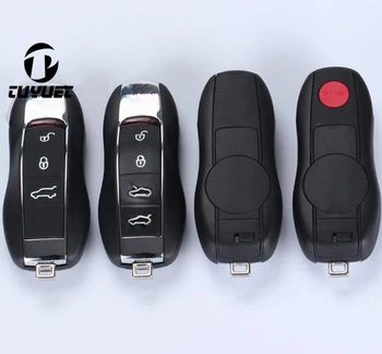 

New ! 3/3+1/4/4+1 Buttons Smart Remote Key Shell for Porsche 911 Panamera Cayenne Car Key Blanks Case