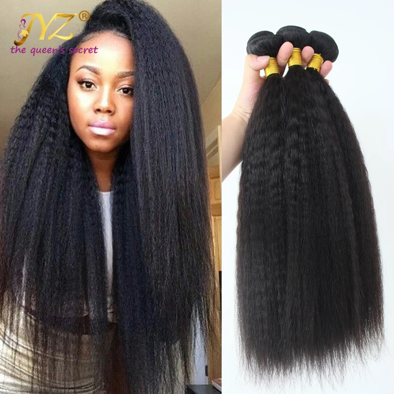 

Kinky Straight Peruvian Virgin Hair 3PCS Virgin Human Hair Extension Grade 8A Peruvian Kinkky Straight Wholesale Hair Weave