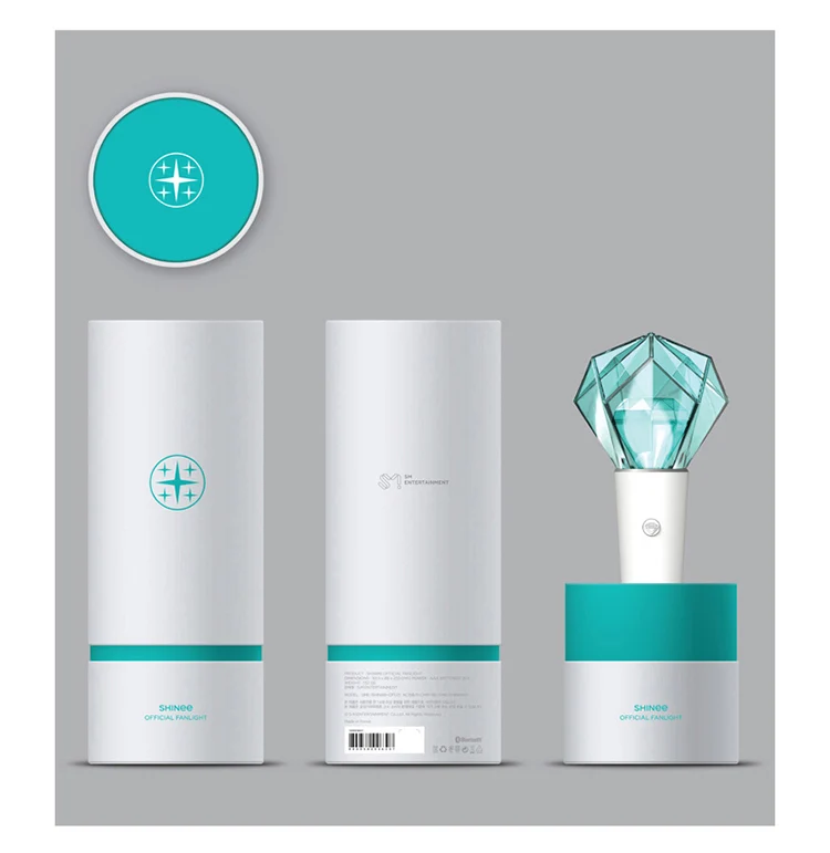 [MYKPOP] ~ 100% Официальный оригинал ~ SHINEE 10TH Aniversary Light Stick запустился в июня 2018 концертный фонарь вентилятор Подарочная коллекция SA18092212