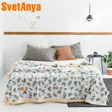 Svetanya, Хлопковое одеяло, тонкое, с принтом, одеяло, один, двойной размер