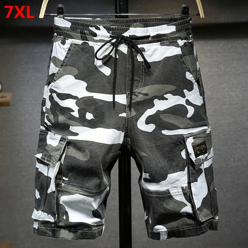 

Overalls men's shorts summer new casual large size Korean version shorts trend 7XL 6XL