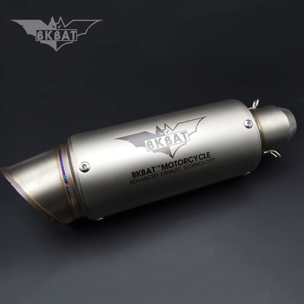 

Laser engraved moto exhaust modified projector escape muffler pipe For benelli 300 minarelli cafe racer gsxr 600 k6