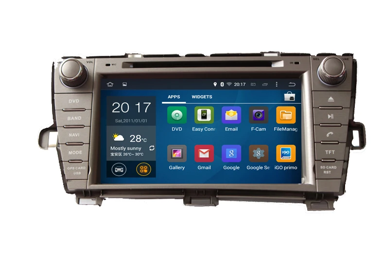 8'' Android 8.0 6.0 Car DVD Player GPS android 7.1 for TOYOTA PRIUS 2009 2010 2011 2012 2013 RHD ...