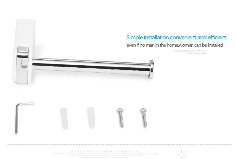 CRW декоративные Ванная комната и туалет Медь и Нержавеющая сталь туалетной Бумага Полотенца держатель с халат молния f3211wc