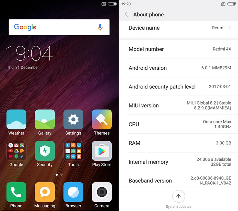 Оригинальный Xiaomi Redmi 4X3 GB ram 32GB rom мобильный телефон Snapdragon 435 Octa Core 5 0 &quot4100 mAh FDD LTE 4G