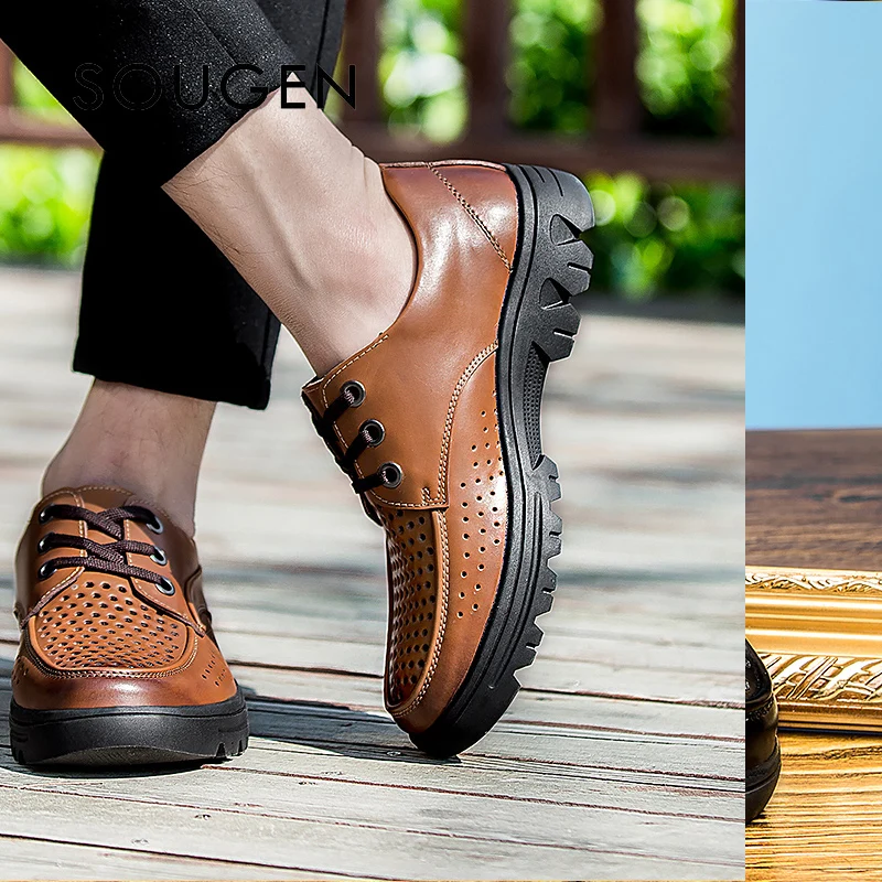 

Male Shoes Adult Chaussure Homme Man Shoes Leather Genuine Krasovki Mens Luxury Shoes Designer Plus Size Big 49 15 Platform