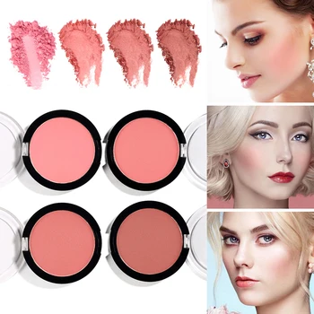 

SACE LADY Makeup Blush Natural Glow Powder Long Lasting Blush Pigmented Baked Cheek Rouge Matte Cosmetic Face Makeup TSKM1