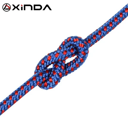 XINDA Escalada Paracord веревка для скалолазания аксессуары тросик 4 мм диаметр высокая сила Паракорд безопасности веревка выживания Оборудование - Цвет: Blue-20m
