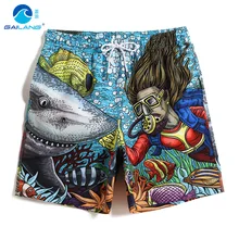 Для Мужчин's летние купальные предназначается и акулой Шорты пикантные быстросохнущая джоггеры морского дна купальники лайнер пляжные Шорты сетки