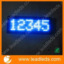 Сообщение Синий светодиодный программируемый значок имя мини прокручивающийся экран тег 11x44 точек(10 шт./упак