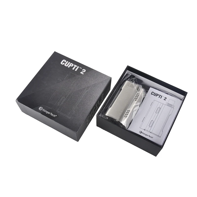 

Original Kanger CUPTI 2 Kit with Cupti II Box Mod and 5.0ml Tank Atomizer Kangertech Cupti 75w Electronic Cigarette Vape Kit