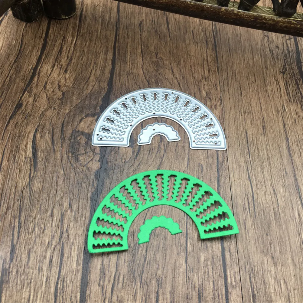 35*63mm Semicircle Metal Cutting Dies Stencil Scrapbooking Photo Album Card Paper Embossing Craft DIY Dies Cut